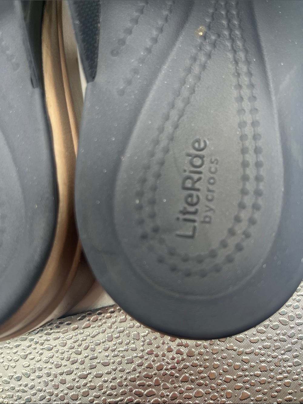 Crocs  Platform BROOKLYN Black & Tan Size 9 - Picture 7 of 7